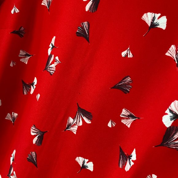 Banana Republic Straight Patterned Red Dress - Picture 4 of 5